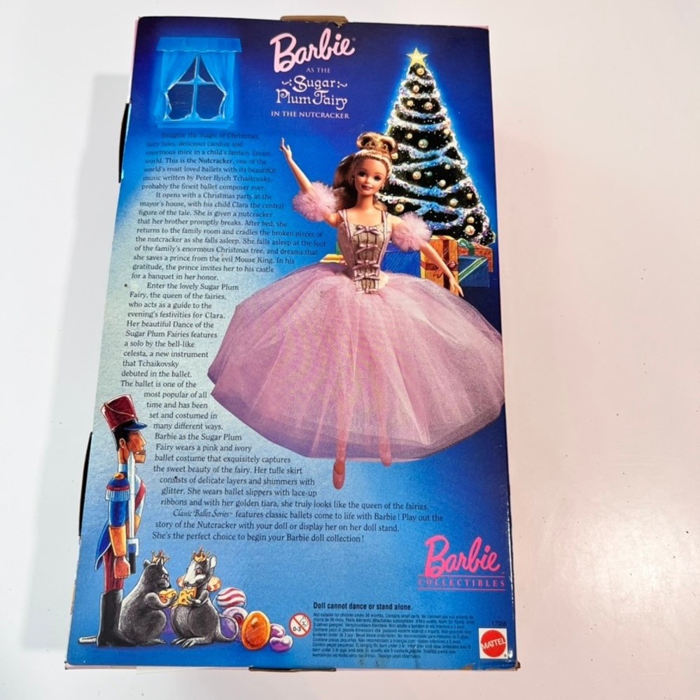 Mattel Barbie Sugar Plum Fairy Nutcracker Doll 17056 Pink First Edition 1997 - Picture 13 of 15